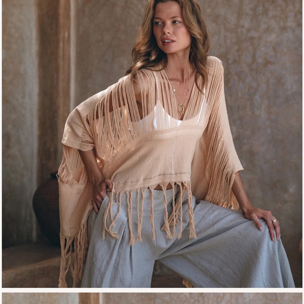 Boho fringe top from Aya Sacred Wear